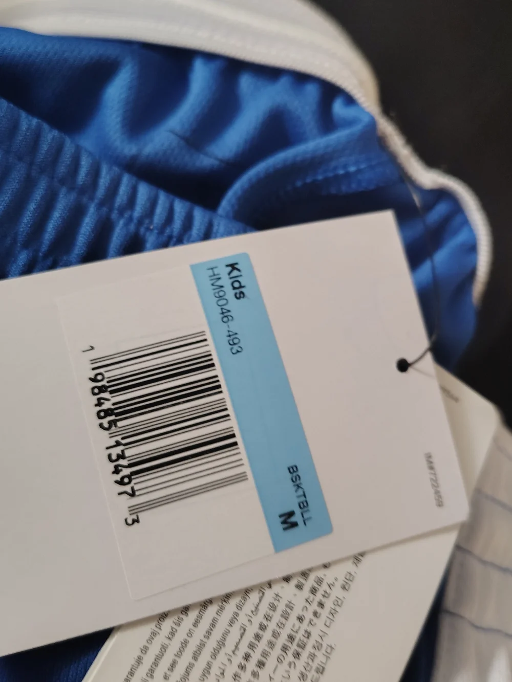 Nike Royal Blue Athletic Shorts with White Accents